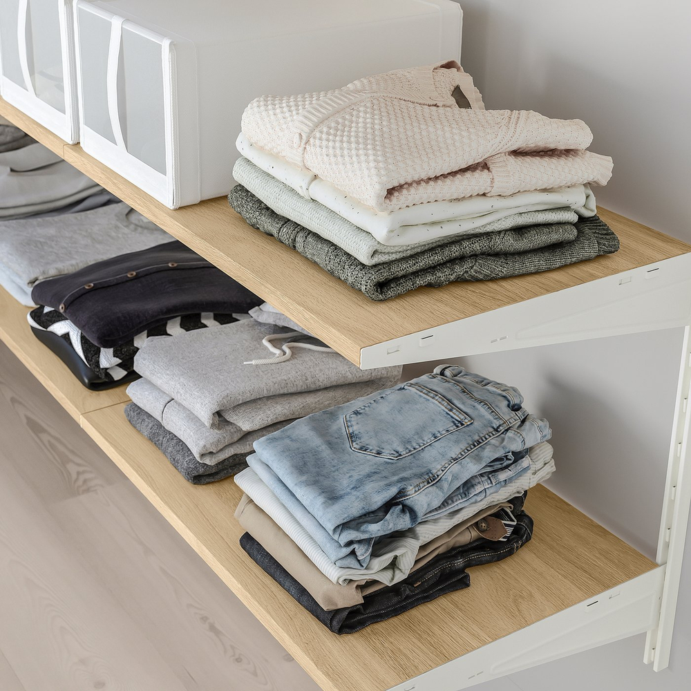 IKEA BOAXEL  (ИКЕА БОАКСЕЛ)  -  Кронштейн - белый 40 см