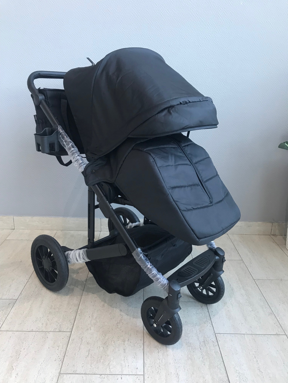 Коляска модульная 3в1 Sola Trio Comfort (Total black/Черный)
