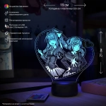 Ночник "Моника и Нацуки Doki Doki Литературный клуб"