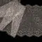 Кружево реснички экрю/черный (21*300 см)