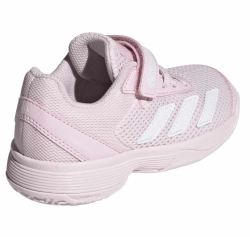 Детские Кроссовки теннисные  Adidas Courtflash K - distilled pink/cloud white/distilled pink