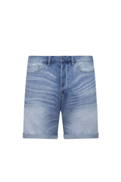 шорты 3301 G- Star Raw - голубой(D07432 8973)