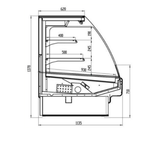 Горка холодильная BRANDFORD AURORA 250 TOP LIGHT вертикальная