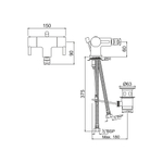 Смеситель для биде Jaquar Florentine FLR-CHR-5613NB