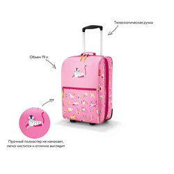 Чемодан детский trolley xs abc friends pink