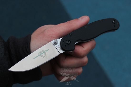 Складной нож Ontario 8860 RAT II c клинком из стали AUS-8, рукоять Нейлон