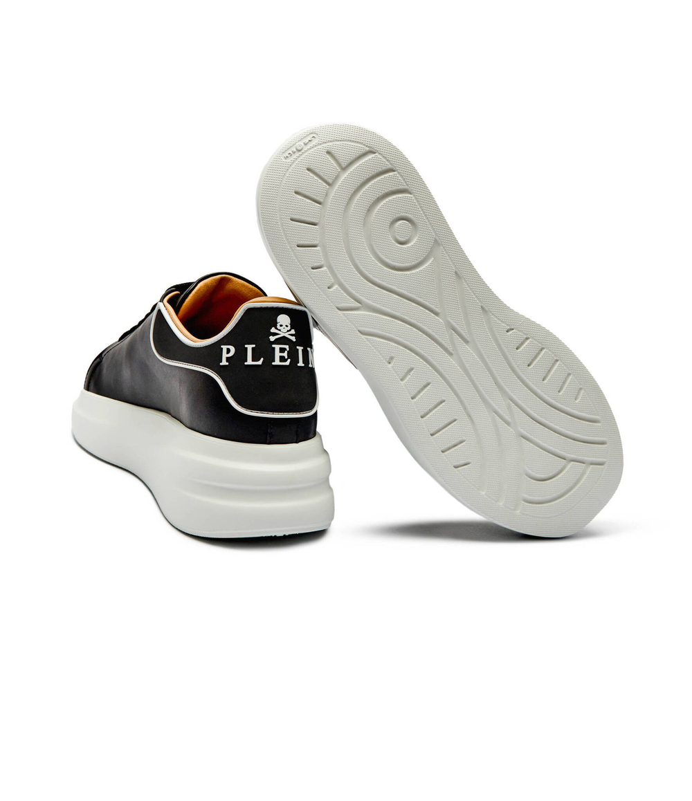 Кожаные кроссовки lo-top Philipp Plein - черный(USC0599 PLE005N)