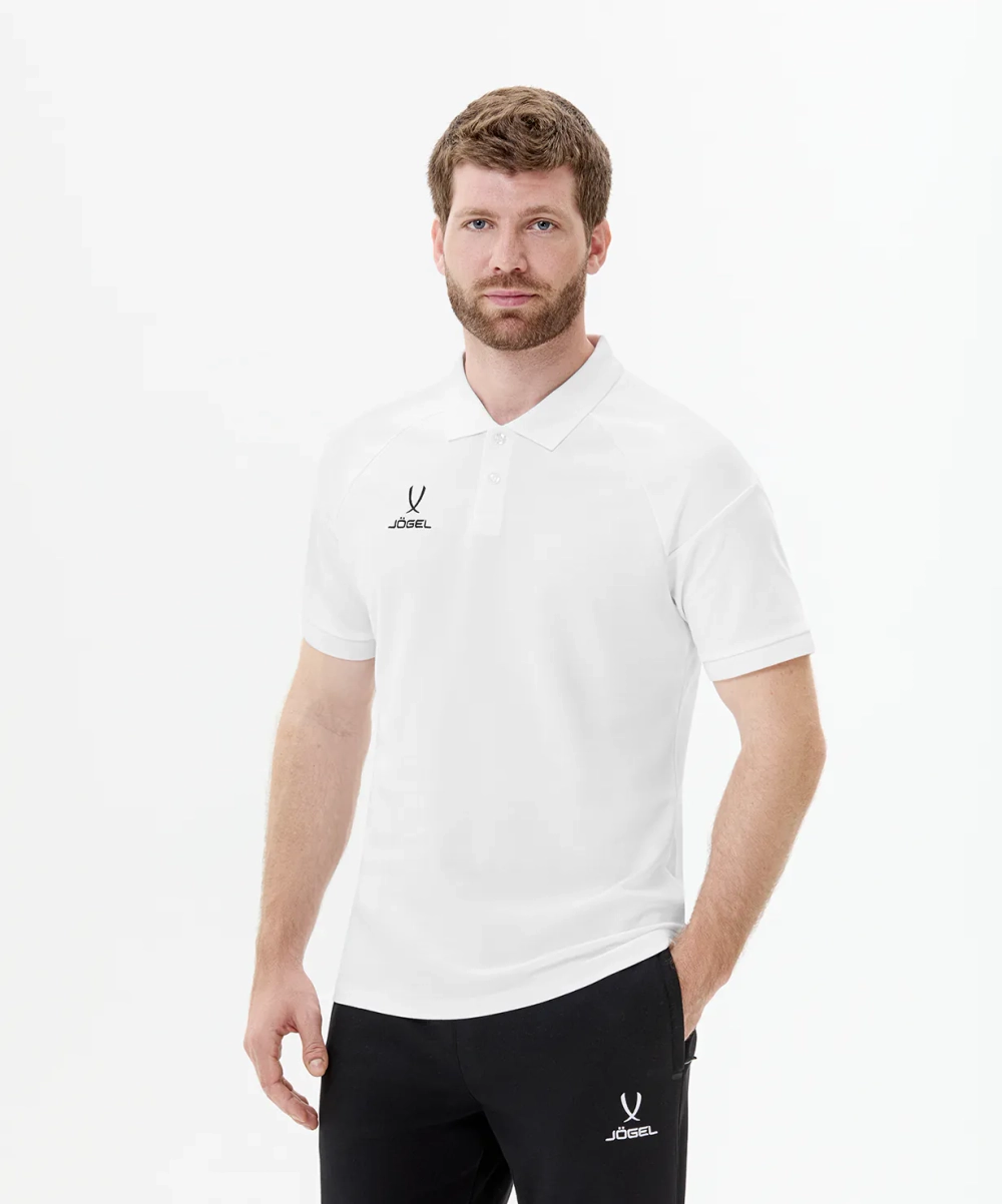 Поло JÖGEL ESSENTIAL CVC Polo CZ, белый