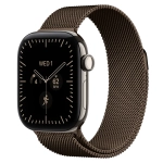 Умные часы Apple Watch Series 12 GPS + Cellular, 42mm, Natural Titanium Case with Dark Bronze Milanese Loop