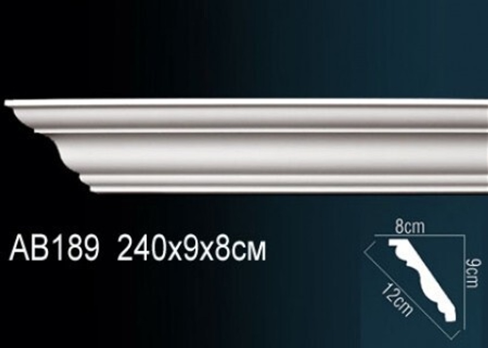 Карниз потолочный гибкий AB189