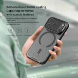 Чехол тонированный от Nillkin с MagSafe на iPhone 17 Pro, серия CamShield Prop Magnetic Case (версия с прозрачной крышкой объектива)