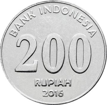 200 рупий 2016 Индонезия