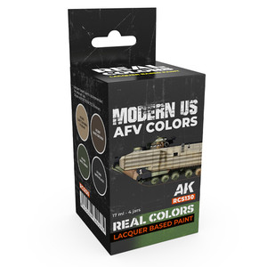 AK Interactive Real Colors - Modern US AFV Colors