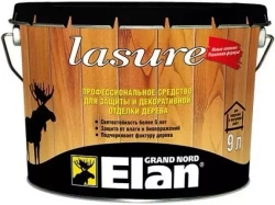 Декоративная лазурь Alpa Elan Lasure для внутренних и наружных работ тик 9л
