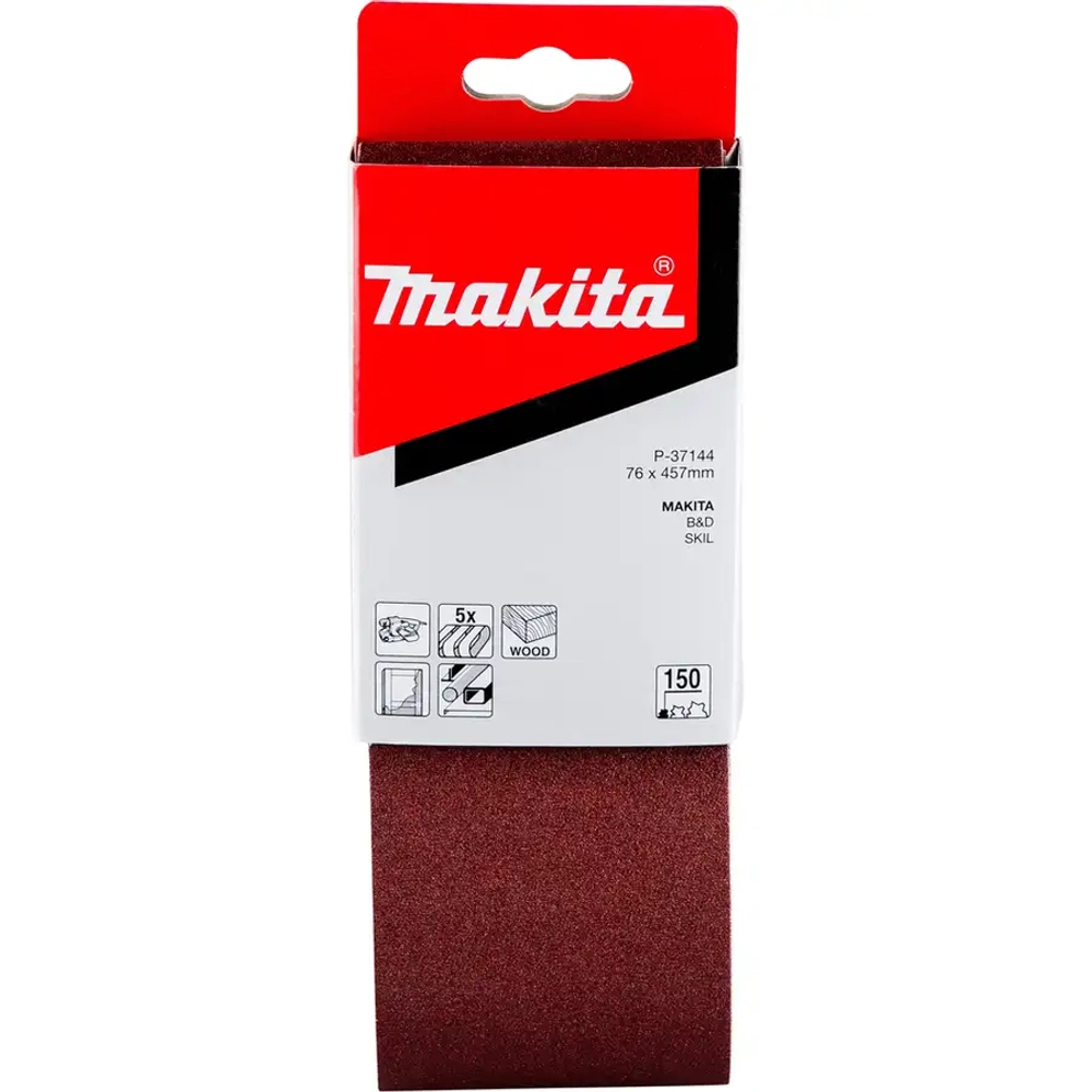 Шлифовальная лента # 150 76x457 мм Makita P-37144