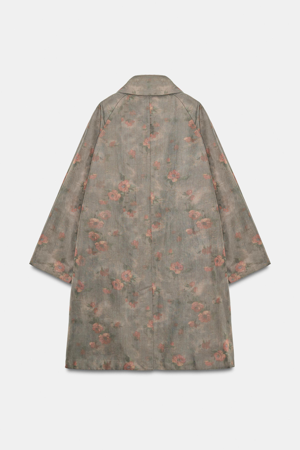 ТРЕНЧ С ЦВЕТОЧНЫМ ПЛАТКОМ — ZW COLLECTION — ZARA