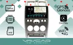 Магнитола для Lada Priora 2007-2013 (рамка серебро) - Vaycar VA33-3112-1 на Android 13, Быстрая, 4G SIM-слот