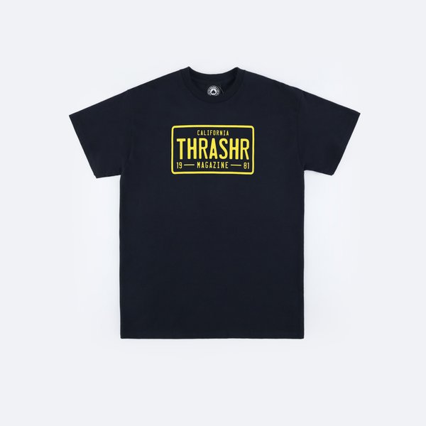 Футболка Thrasher License Plate (black) артикул: - купить в магазине Дайс