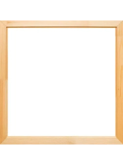 Деревянная рама 55x55 для картин на подрамнике сеч. 40x18