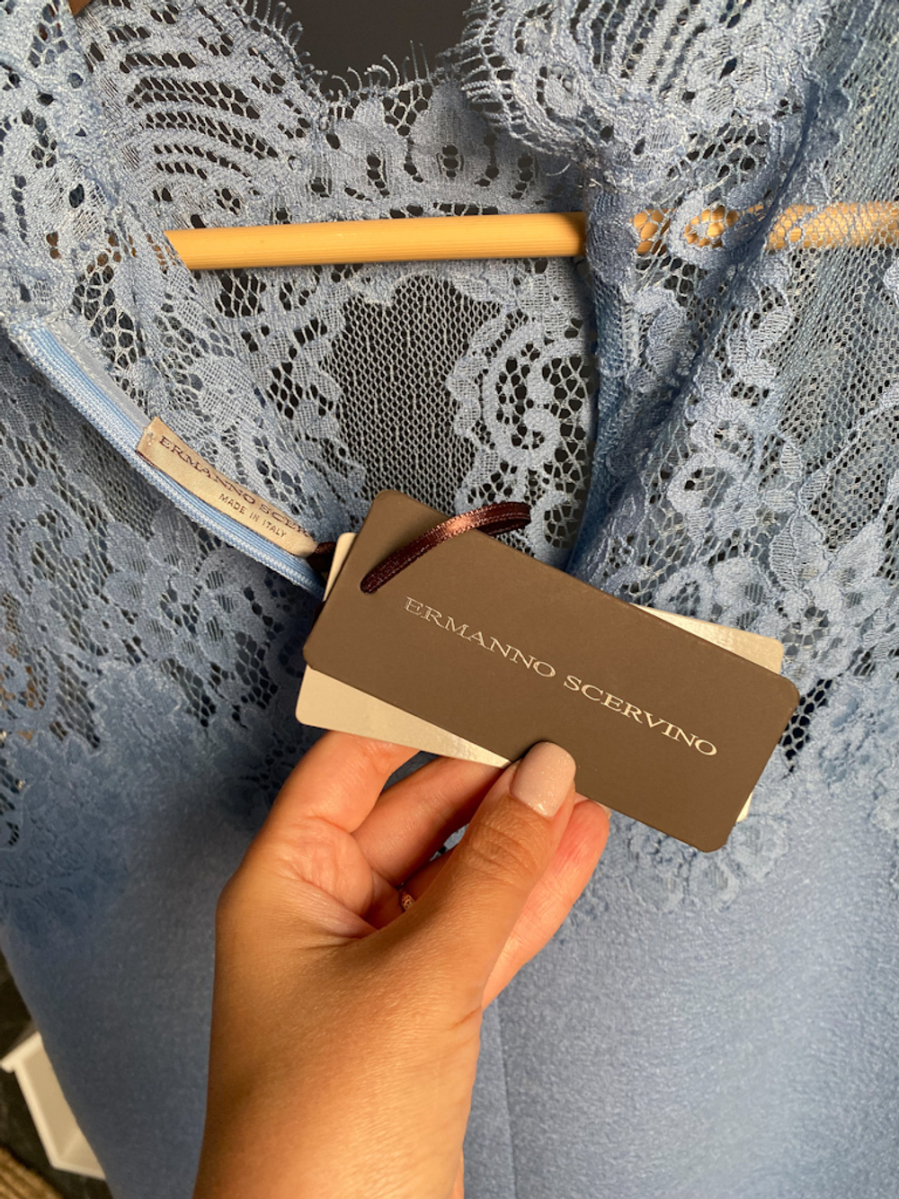 Новое шерстяное платье Ermanno Scervino, M