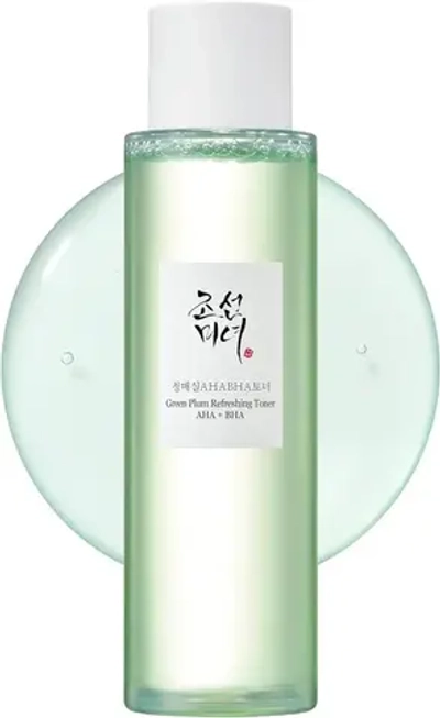 BEAUTY OF JOSEON GREEN PLUM REFRESHING TONER:AHA+BHA Освежающий кислотный тонер с зелёной сливой 150 мл