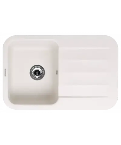 Кухонная мойка Kuppersberg LIRA 1B1D WHITE ALABASTER