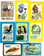 Календарики карманные 23 штуки. Марки и филателия 1982 - 1989 гг.
