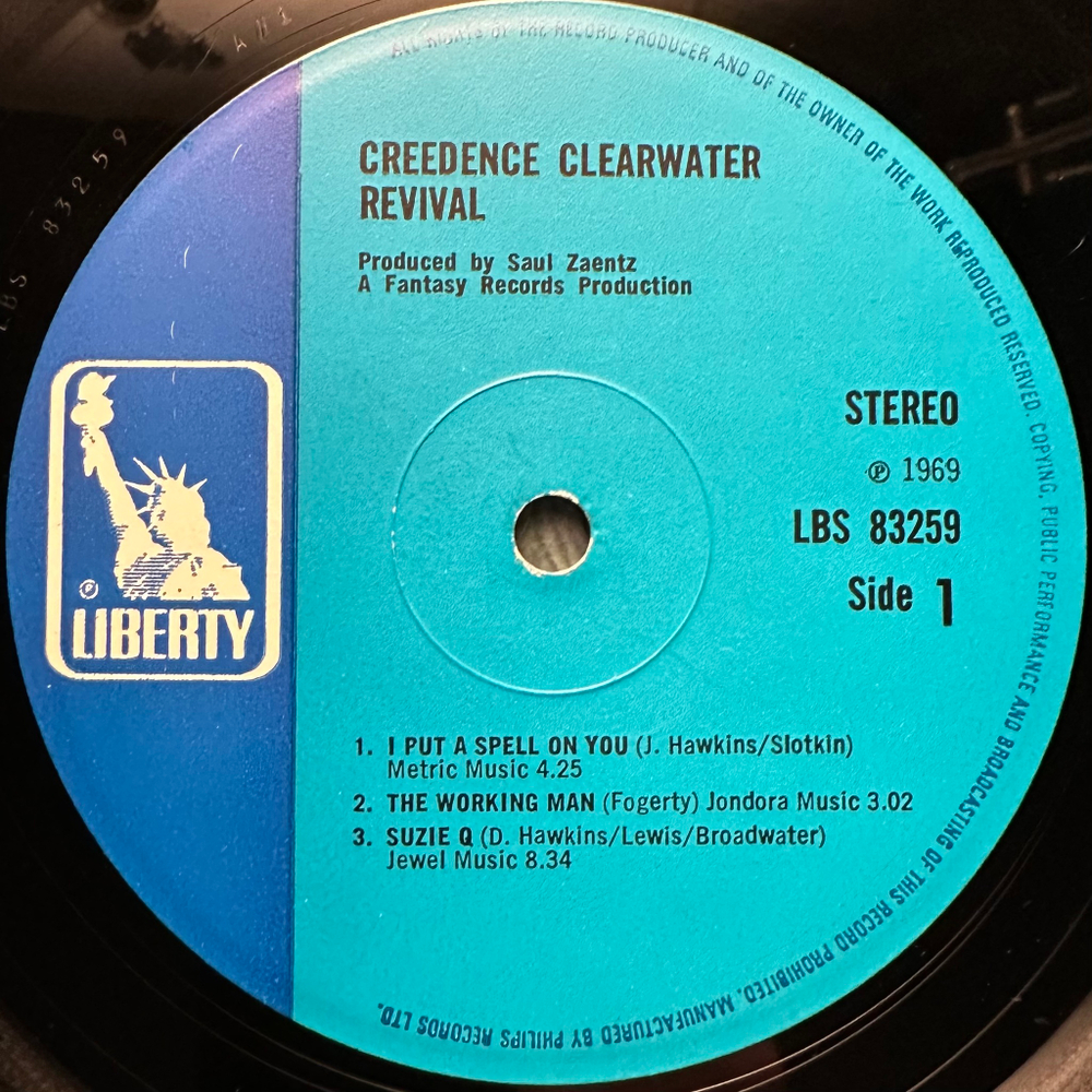 Creedence Clearwater Revival - Creedence Clearwater Revival (Англия 1969г.)