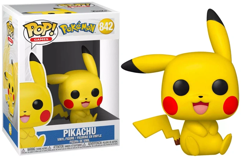 Фигурка Funko POP! Games Pokemon Pikachu Sitting (842) 56307