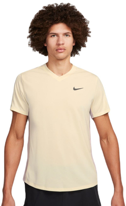 Мужская теннисная футболка Nike Court Dri-Fit Victory - coconut milk/platinum violet/black