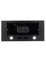Вытяжка кухонная B-BOX-60GT, фасад окрашенный металл, цвет черный, управление сенсорное + жестами, D150мм (MACBI)