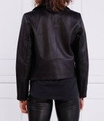 Кожаная куртка The Kooples - черный(FCUI25009K)