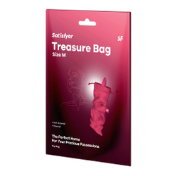 Мешочек для хранения вибромассажера Satisfyer Treasure Bag M (розовый)