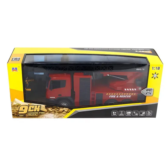 Радиоуправляемая пожарная машина HUI NA TOYS масштаб 1:18 2.4G - HN1361