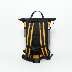 Рюкзак Rolltop Grubo 500 M темно-синий/серый стальной/желтый янтарный