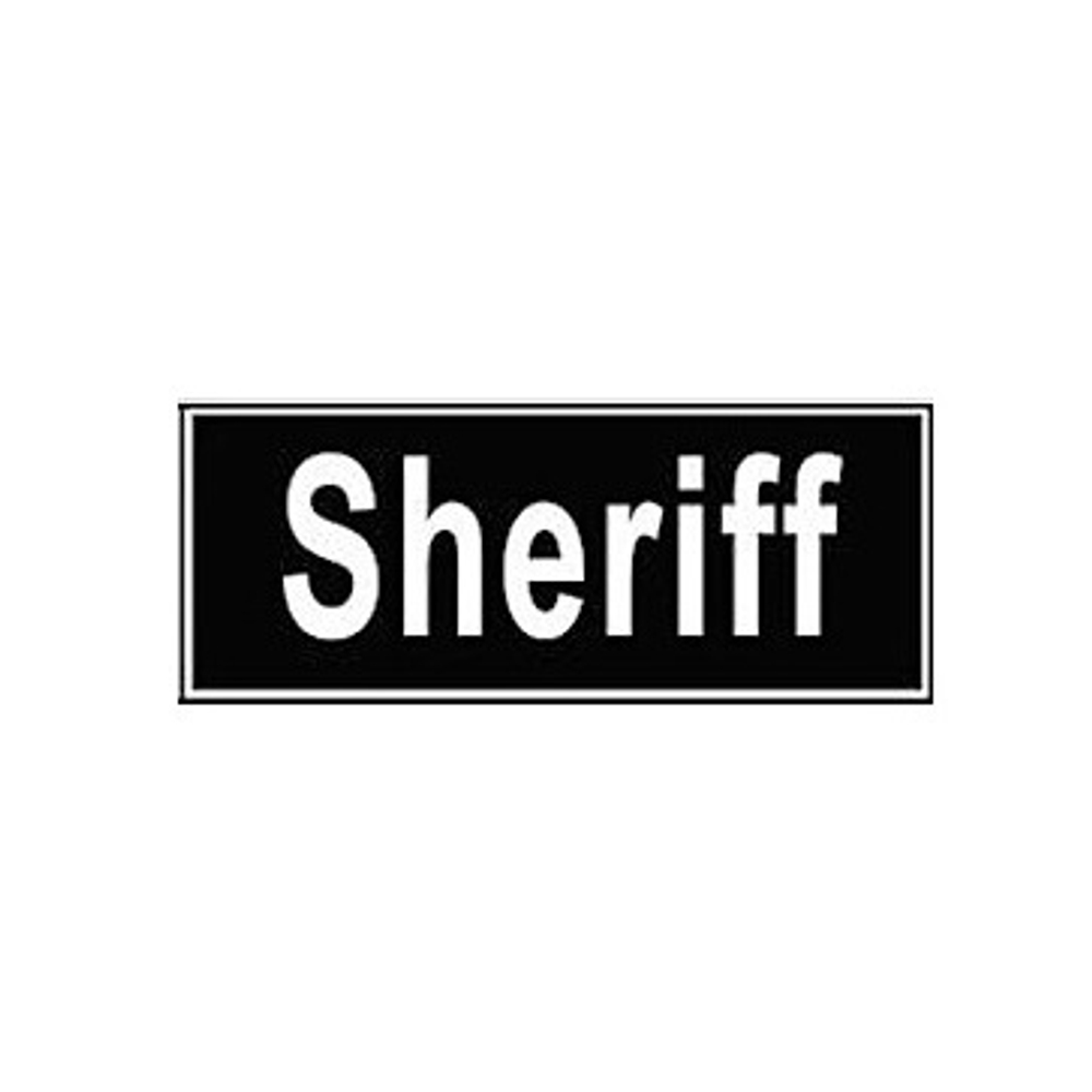 Надпись Sheriff 1шт