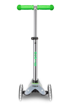 Самокат Mini Micro Deluxe Flux LED неоновый зеленый