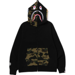 A Bathing Ape Bathing Ape Sweatshirts Cotton Moderate No Fleece Lined Regular Zip Closure 0zxswmx05151p черный