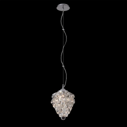 Светильник подвесной Crystal Lux CHARME SP2 CHROME/TRANSPARENT