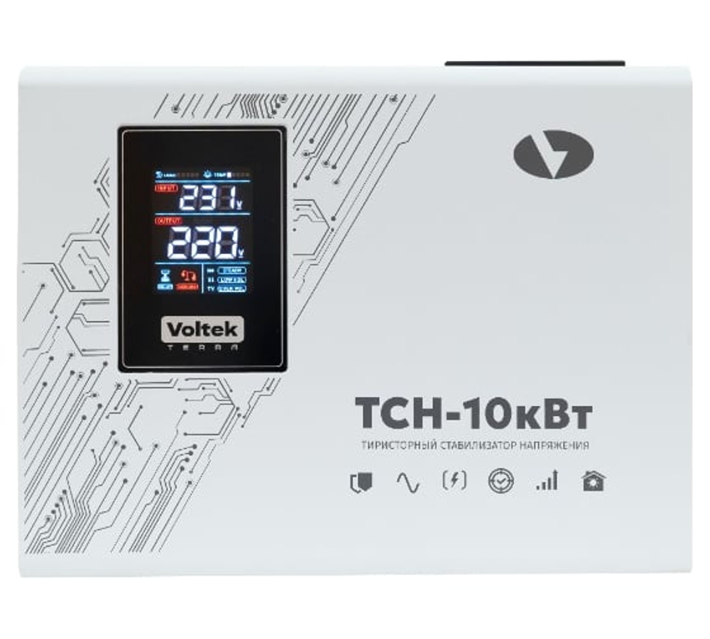 Стабилизатор напряжения однофазный VOLTEKterra VOLTEK ТСН 10000 (10000ВА) VTCH-10000