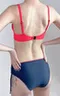 Купальник Laura new Graphite-Red-fluo