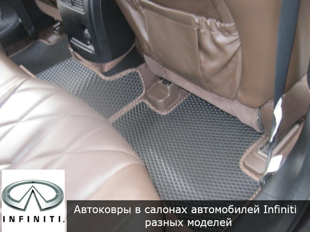Автоковрики с бортами для Infiniti Q50 III рестайл (2017-)