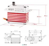 Сервопривод KST BLS815 HV (20 кг/см, 0.07 сек/60°, 73г)