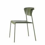 Стул пластиковый Scab Design Lisa Technopolymer Go Green, оливковый