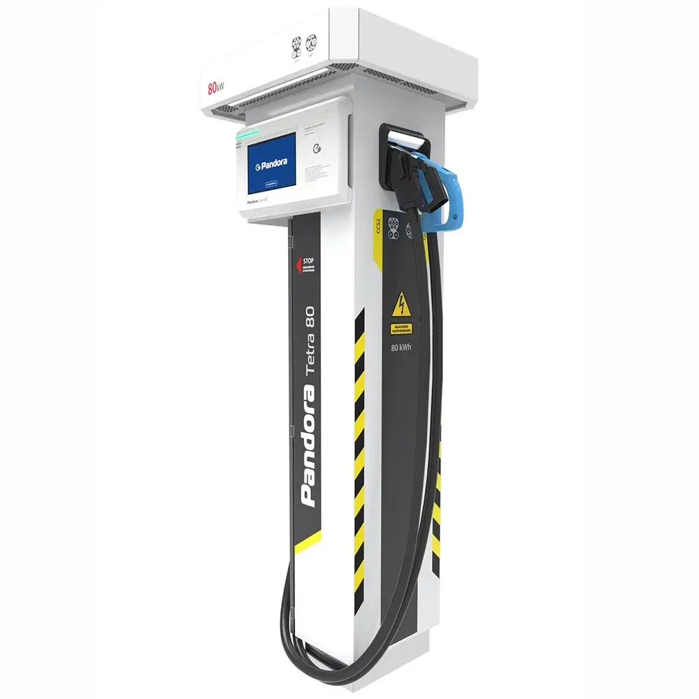 Зарядная станция постоянного тока Pandora Tetra 80/22 ARCTIC (CCS2 Combo2 + GB/T или CCS2 Combo2 + CHAdeMO) + АС-розетка Type2 22кВт