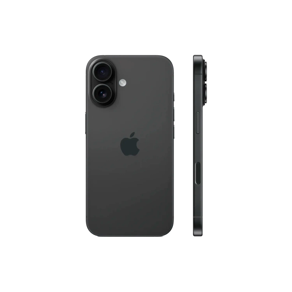 Смартфон Apple iPhone 16 128GB, Nano-SIM + eSIM, Black (Черный)