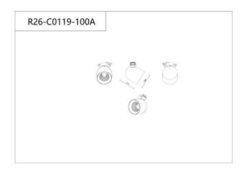 Трековый светодиодный светильник 10W 4000К 2482/06 SP-10 чёрный Decorato Divinare