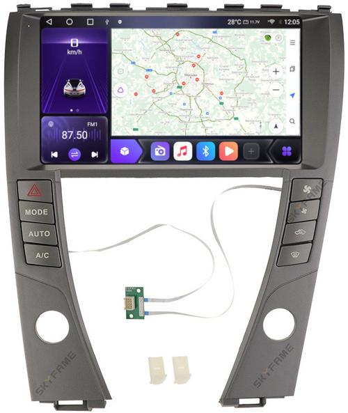Магнитола для Lexus ES350 2006-2012 - Kuberg SF-9118-NPQ QLed, Android 12, Быстрая, CarPlay, 4G SIM-слот