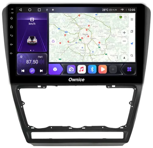 Магнитола для Skoda Octavia A5 2004-2013 - Kuberg OL-1920 IPS, Android 10, 4G SIM-слот