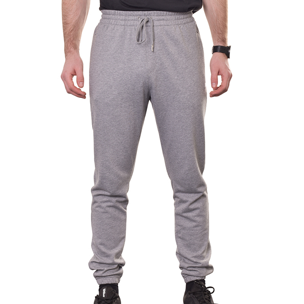 Мужские теннисные штаны Wilson Parkside Jogger - med heather grey